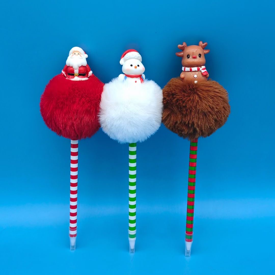 CHRISTMAS POMPOM PEN
